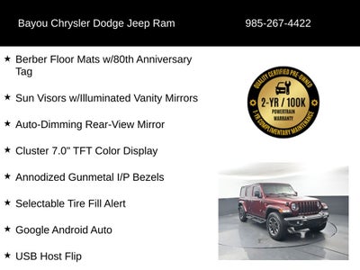 2021 Jeep Wrangler Unlimited 80th Anniversary 4x4