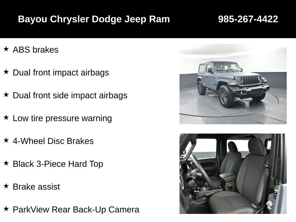 2026 Jeep Wrangler WRANGLER 2-DOOR SPORT