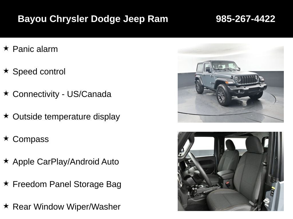 2026 Jeep Wrangler WRANGLER 2-DOOR SPORT