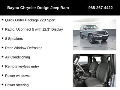 2026 Jeep Wrangler WRANGLER 2-DOOR SPORT