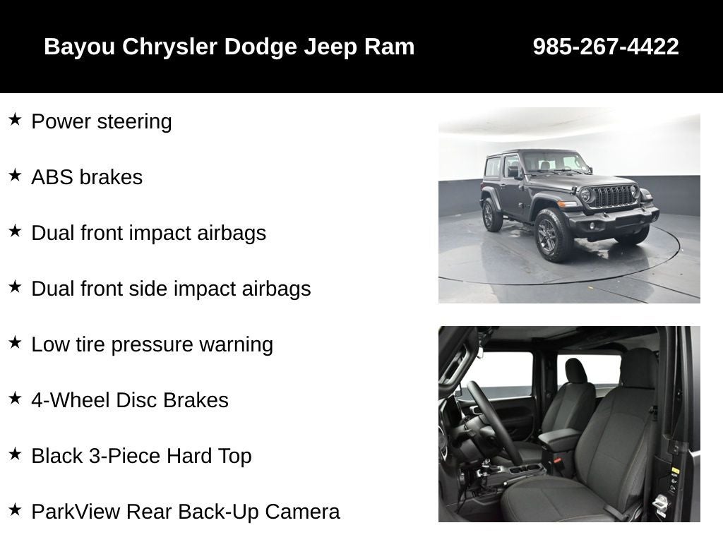 2026 Jeep Wrangler WRANGLER 2-DOOR SPORT