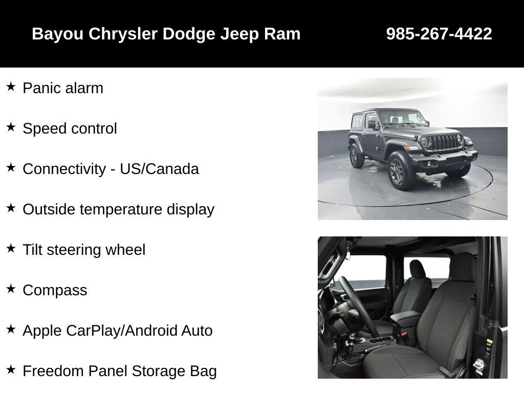 2026 Jeep Wrangler WRANGLER 2-DOOR SPORT