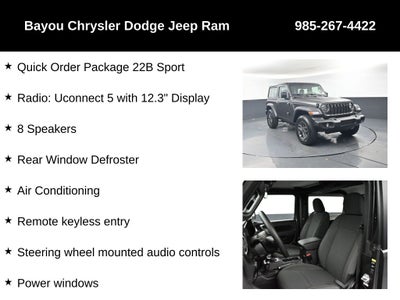 2026 Jeep Wrangler WRANGLER 2-DOOR SPORT