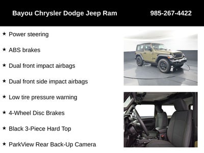 2026 Jeep Wrangler WRANGLER 2-DOOR SPORT