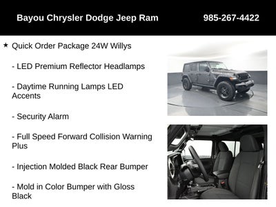 2026 Jeep Wrangler WRANGLER 4-DOOR WILLYS