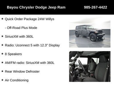 2026 Jeep Wrangler WRANGLER 4-DOOR WILLYS
