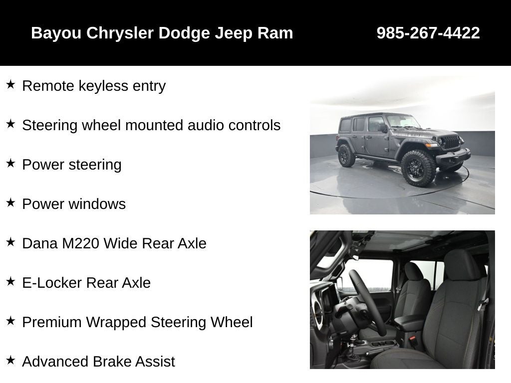 2026 Jeep Wrangler WRANGLER 4-DOOR WILLYS