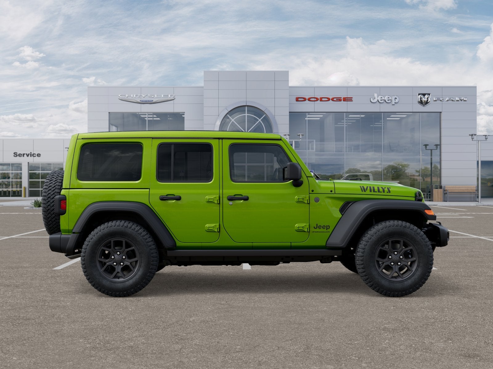 2025 Jeep Wrangler WRANGLER 4-DOOR WILLYS SCA Black Widow