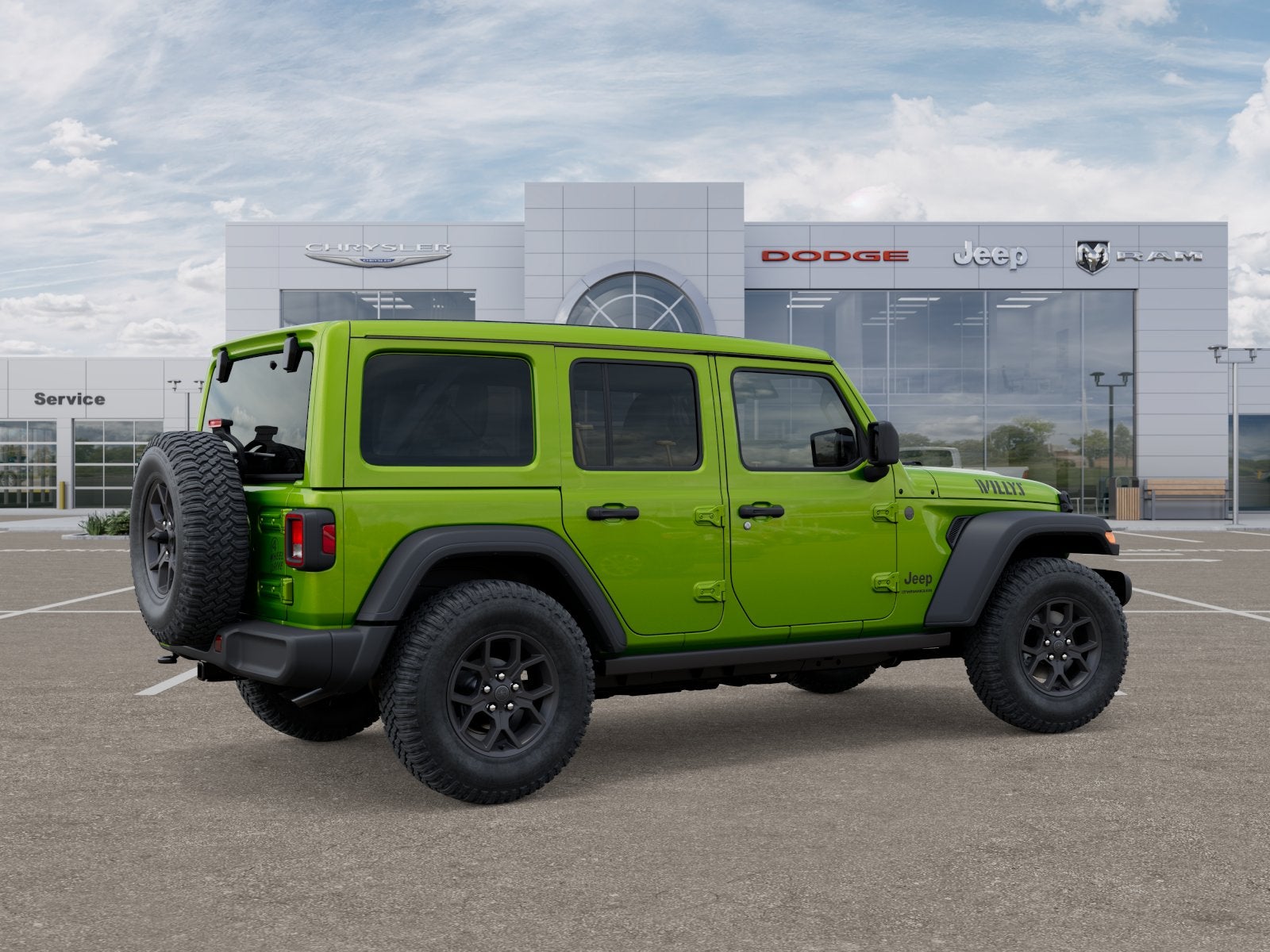 2025 Jeep Wrangler WRANGLER 4-DOOR WILLYS SCA Black Widow