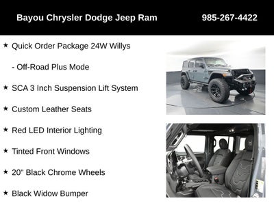 2025 Jeep Wrangler WRANGLER 4-DOOR WILLYS SCA Black Widow