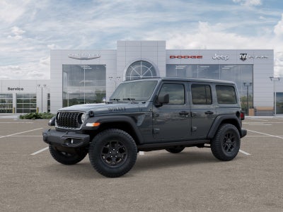 2025 Jeep Wrangler WRANGLER 4-DOOR WILLYS SCA Black Widow