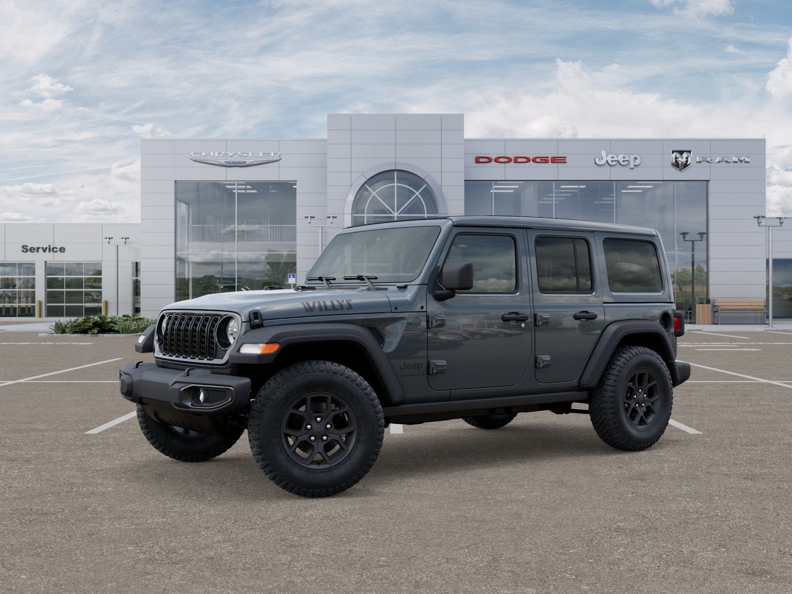 2025 Jeep Wrangler WRANGLER 4-DOOR WILLYS SCA Black Widow