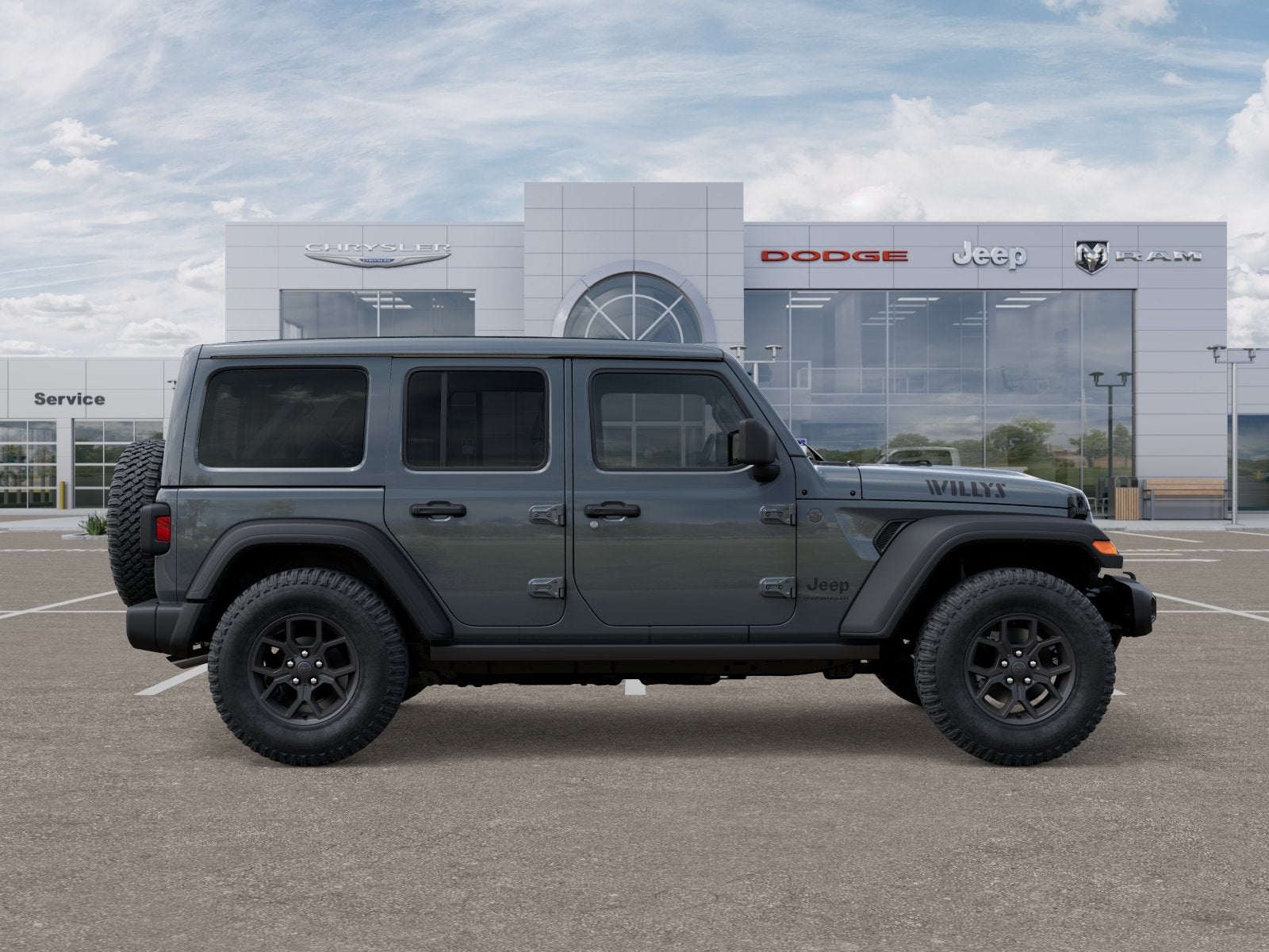 2025 Jeep Wrangler WRANGLER 4-DOOR WILLYS SCA Black Widow