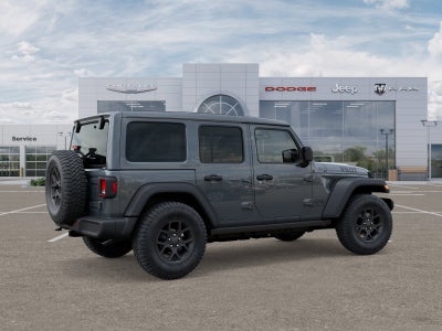 2025 Jeep Wrangler WRANGLER 4-DOOR WILLYS SCA Black Widow