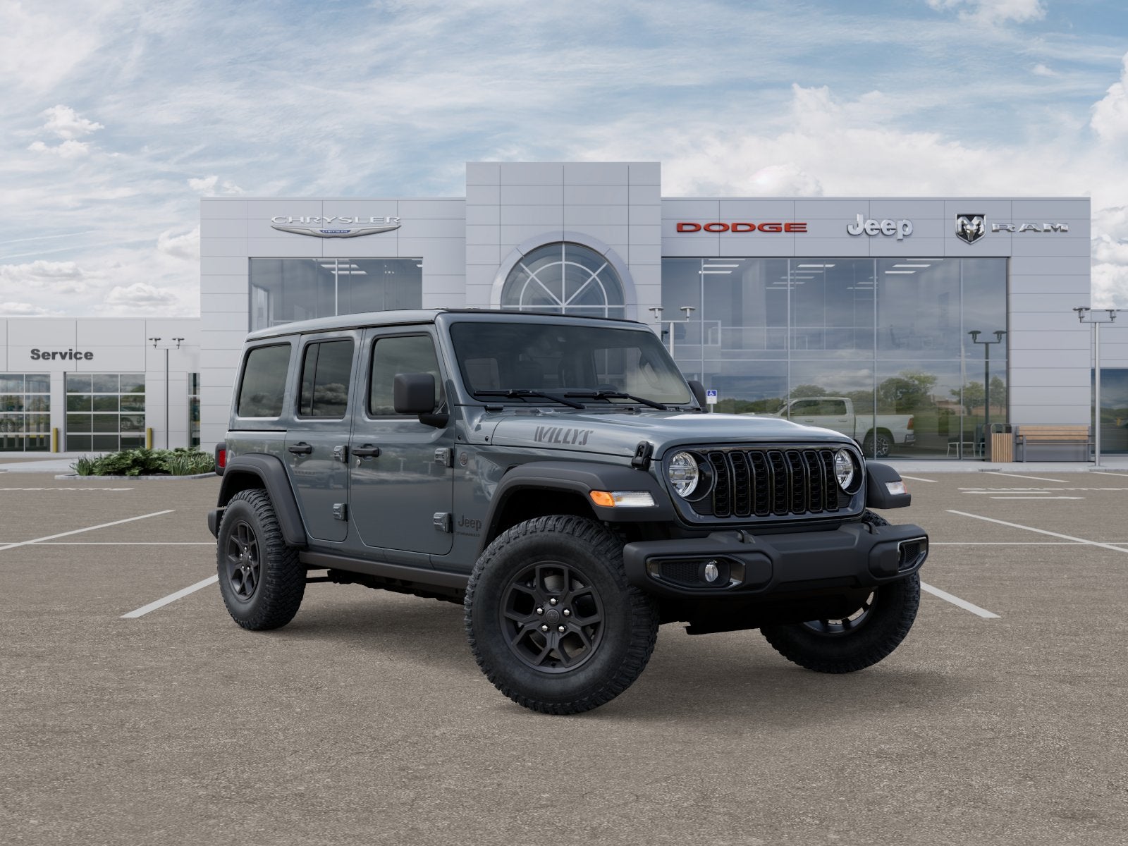 2025 Jeep Wrangler WRANGLER 4-DOOR WILLYS SCA Black Widow