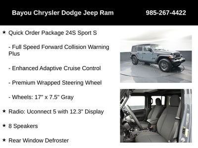 2026 Jeep Wrangler WRANGLER 4-DOOR SPORT S