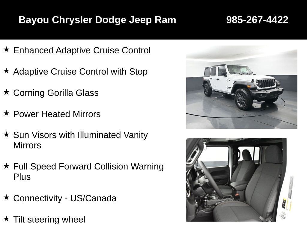 2026 Jeep Wrangler WRANGLER 4-DOOR SPORT S