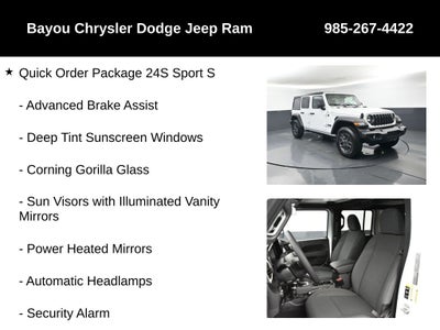 2026 Jeep Wrangler WRANGLER 4-DOOR SPORT S