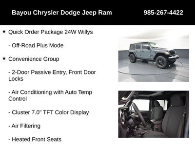 2026 Jeep Wrangler WRANGLER 4-DOOR WILLYS
