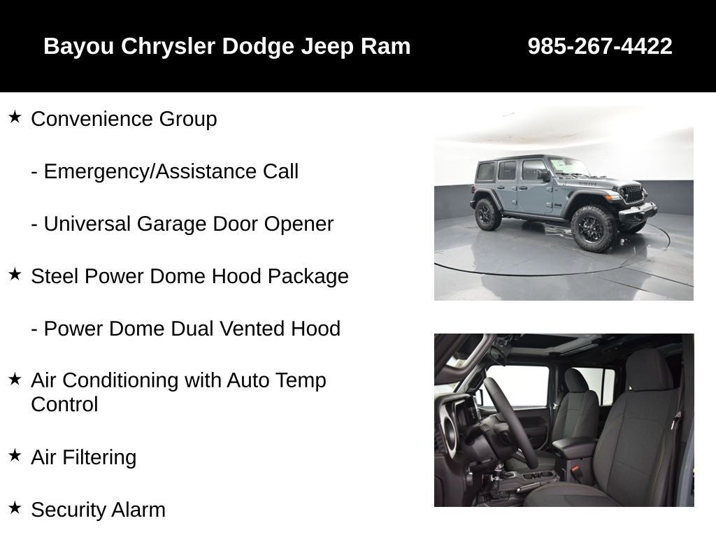 2026 Jeep Wrangler WRANGLER 4-DOOR WILLYS