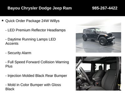 2026 Jeep Wrangler WRANGLER 4-DOOR WILLYS