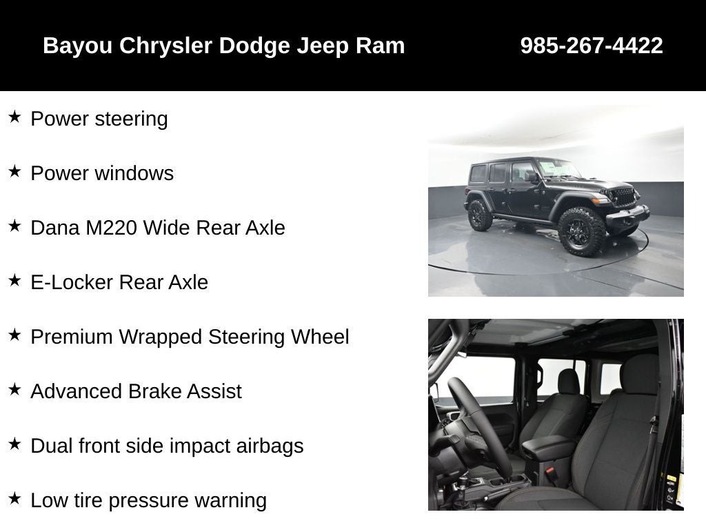 2026 Jeep Wrangler WRANGLER 4-DOOR WILLYS