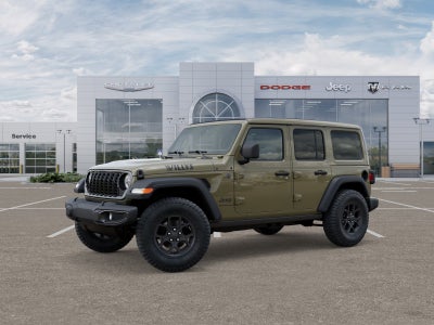 2025 Jeep Wrangler WRANGLER 4-DOOR WILLYS SCA Black Widow