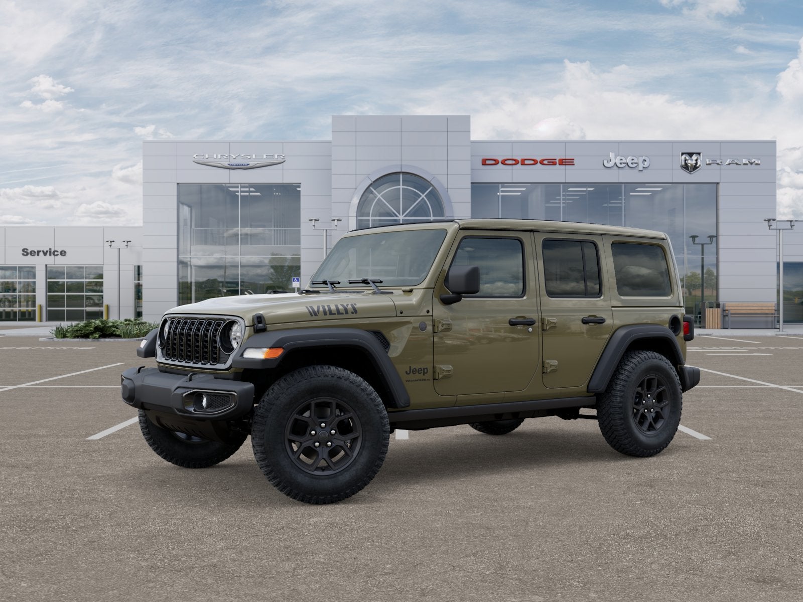 2025 Jeep Wrangler WRANGLER 4-DOOR WILLYS SCA Black Widow