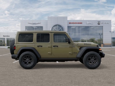 2025 Jeep Wrangler WRANGLER 4-DOOR WILLYS SCA Black Widow