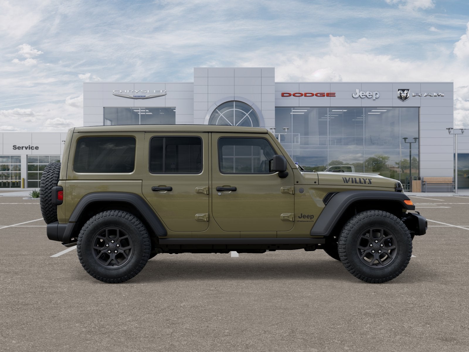 2025 Jeep Wrangler WRANGLER 4-DOOR WILLYS SCA Black Widow