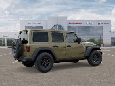 2025 Jeep Wrangler WRANGLER 4-DOOR WILLYS SCA Black Widow