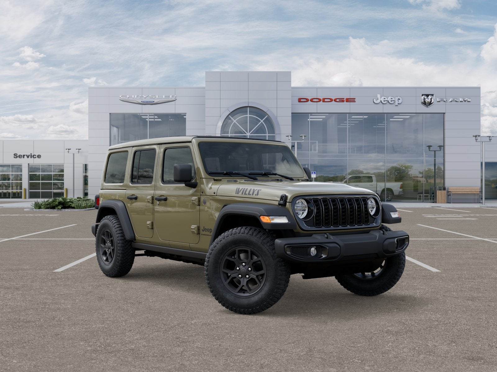 2025 Jeep Wrangler WRANGLER 4-DOOR WILLYS SCA Black Widow