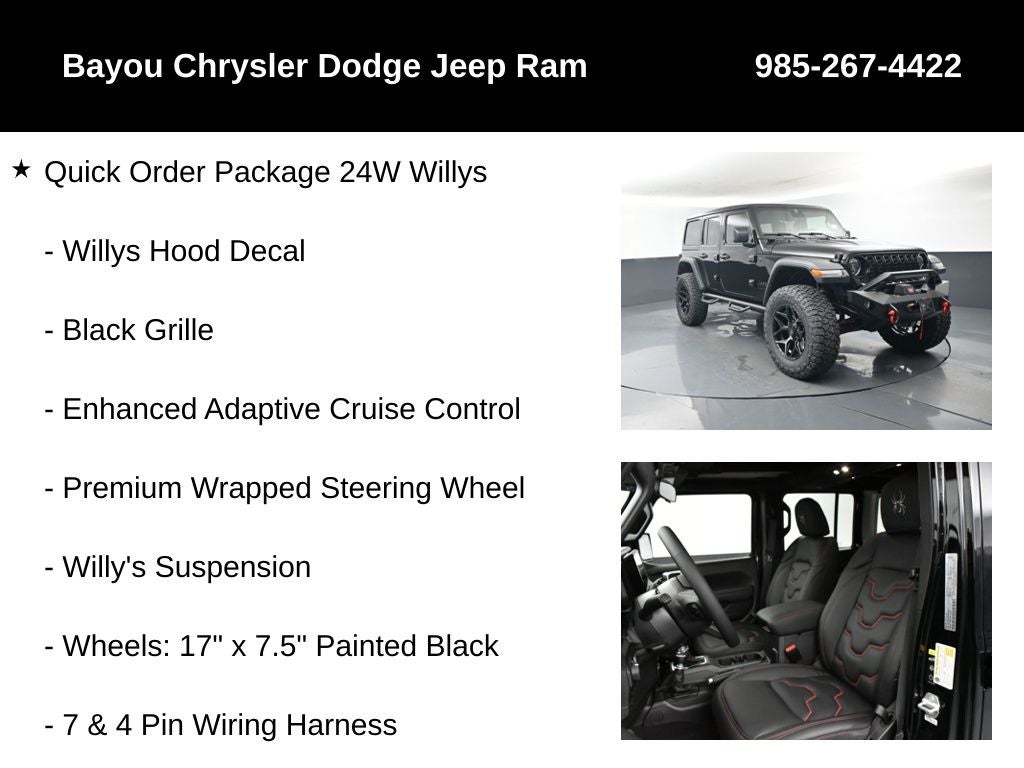 2025 Jeep Wrangler WRANGLER SCA Black Widow