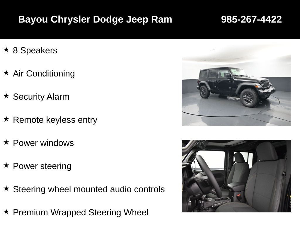 2026 Jeep Wrangler WRANGLER 4-DOOR SPORT S
