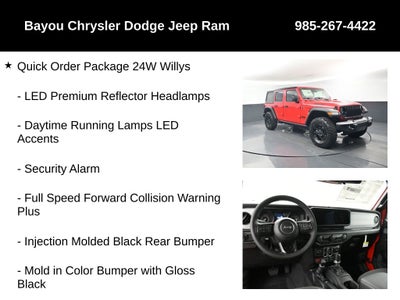 2026 Jeep Wrangler WRANGLER 4-DOOR WILLYS