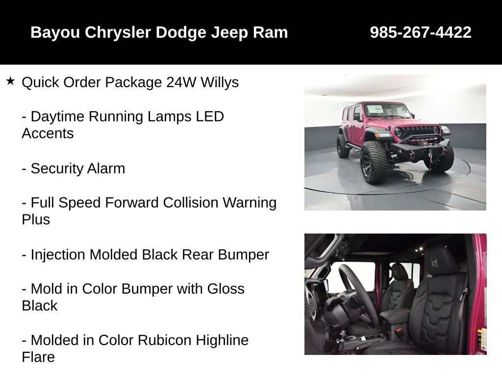 2026 Jeep Wrangler 4-Door Willys 4x4