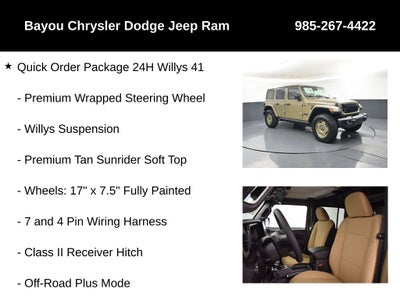 2026 Jeep Wrangler WRANGLER 4-DOOR WILLYS '41