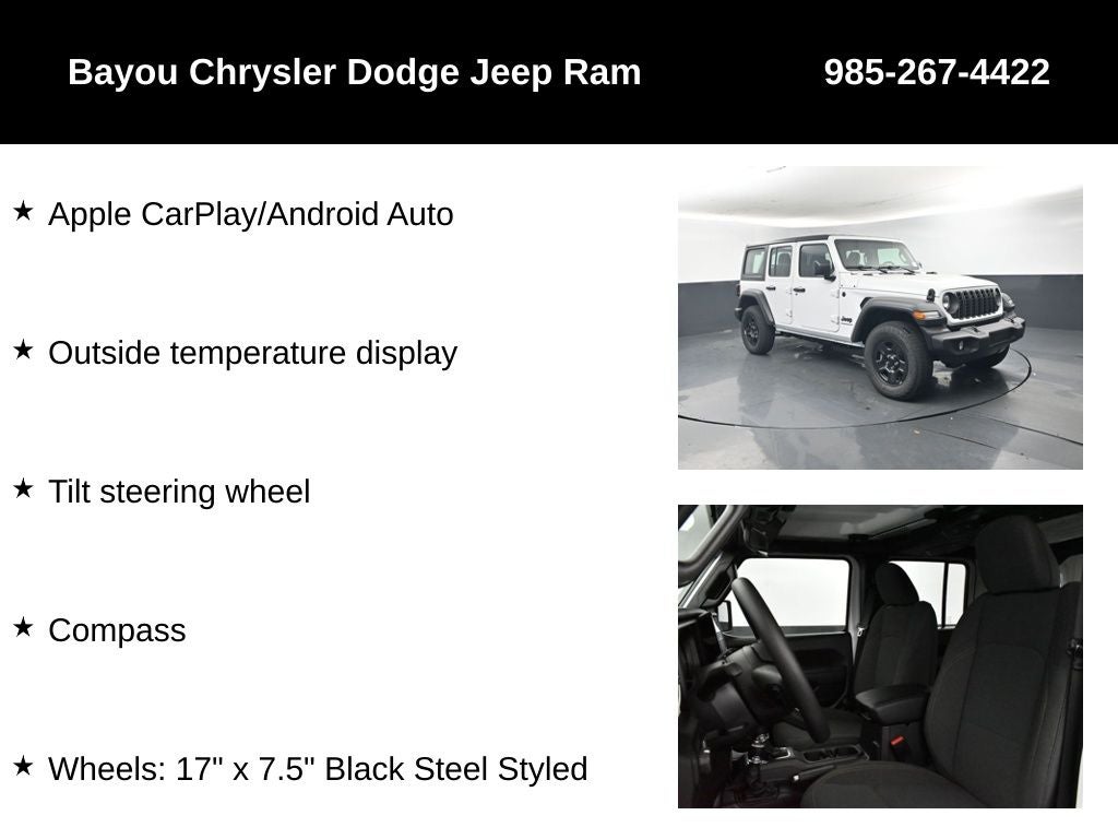 2026 Jeep Wrangler WRANGLER 4-DOOR SPORT