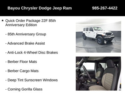 2026 Jeep Wrangler WRANGLER 4-DOOR 85TH ANNIVERSARY EDITION