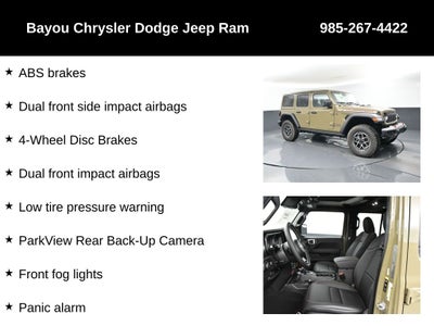 2025 Jeep Wrangler WRANGLER 4-DOOR RUBICON