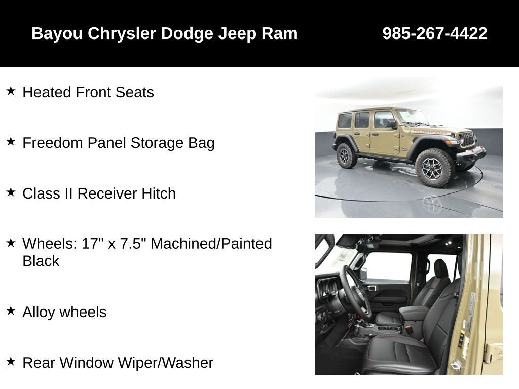 2025 Jeep Wrangler WRANGLER 4-DOOR RUBICON