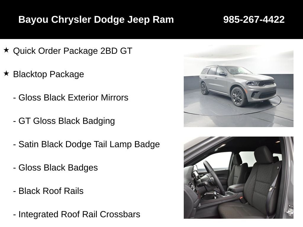 2026 Dodge Durango DURANGO GT RWD