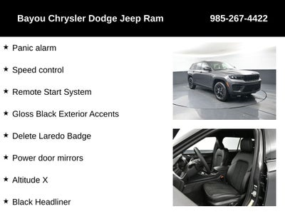 2025 Jeep Grand Cherokee GRAND CHEROKEE ALTITUDE X 4X2