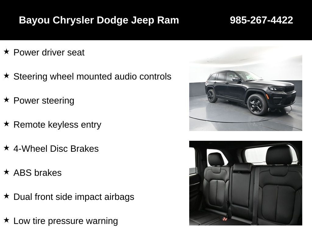 2025 Jeep Grand Cherokee GRAND CHEROKEE LIMITED 4X2