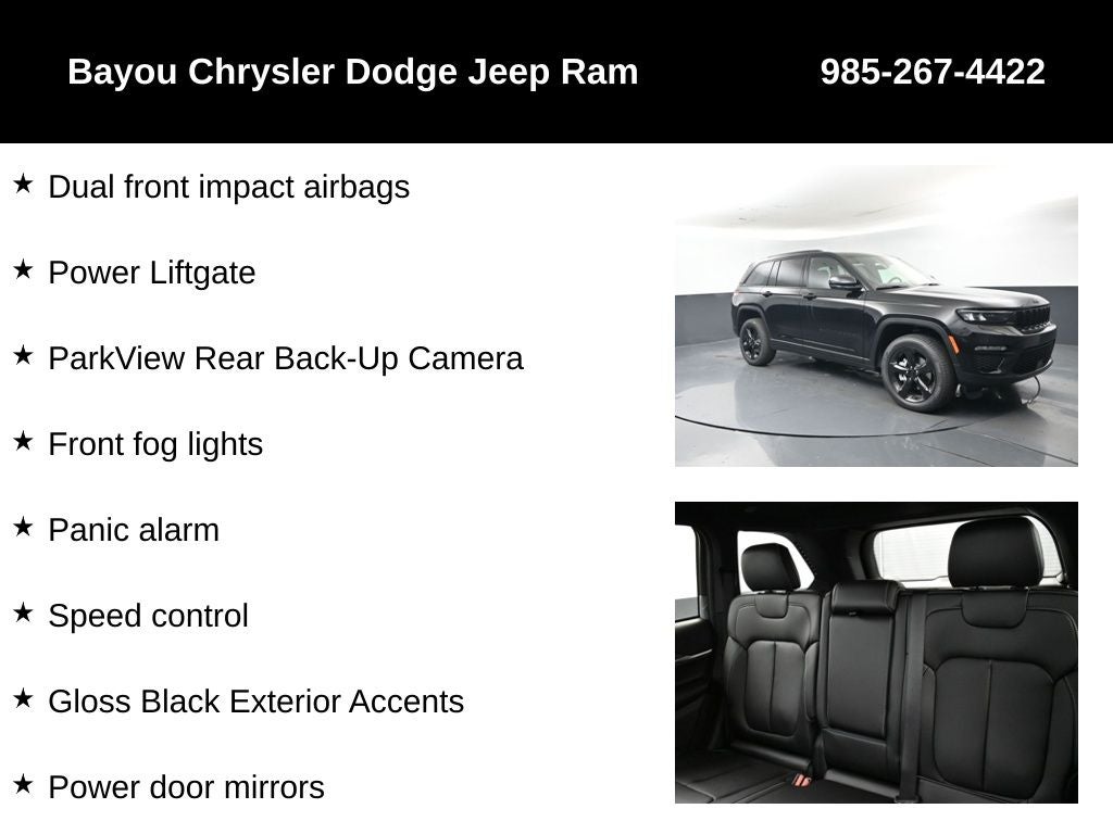 2025 Jeep Grand Cherokee GRAND CHEROKEE LIMITED 4X2