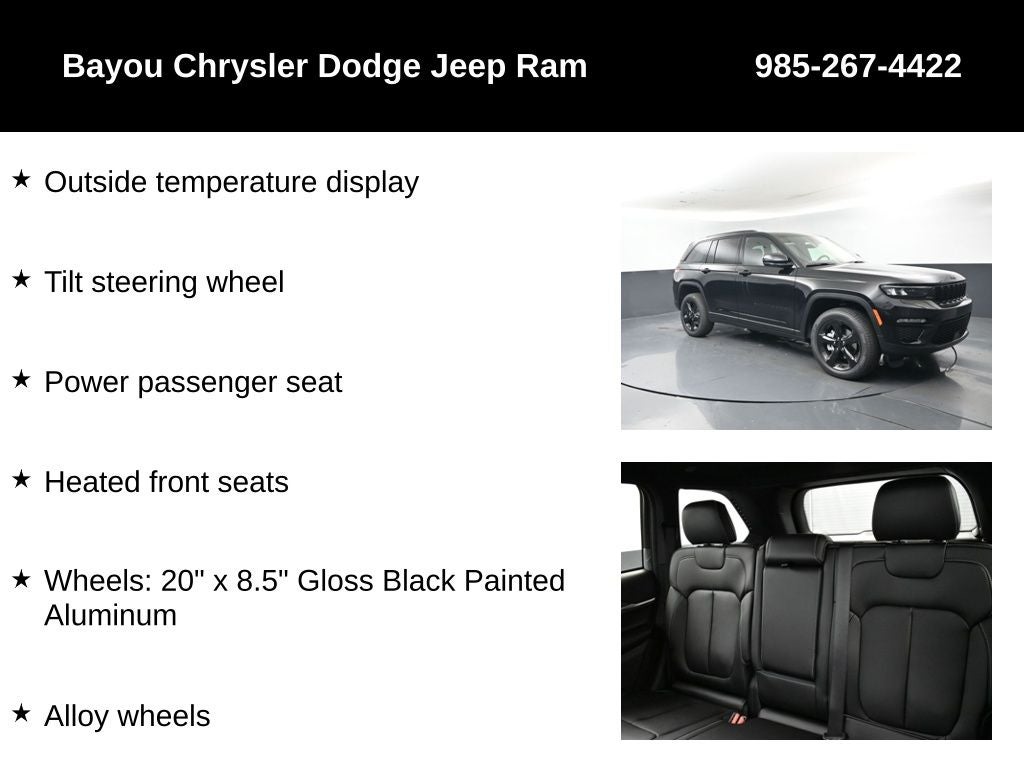 2025 Jeep Grand Cherokee GRAND CHEROKEE LIMITED 4X2