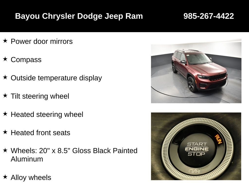 2025 Jeep Grand Cherokee GRAND CHEROKEE LIMITED 4X2