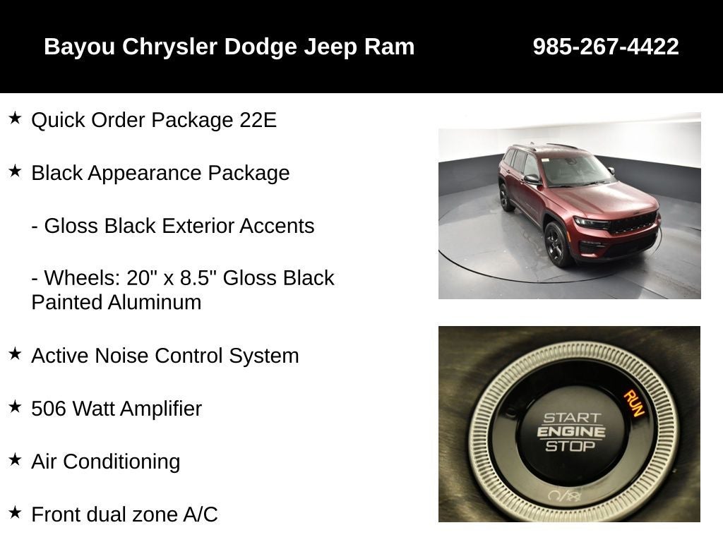 2025 Jeep Grand Cherokee GRAND CHEROKEE LIMITED 4X2