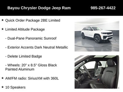 2026 Jeep Grand Cherokee GRAND CHEROKEE LIMITED 4X2