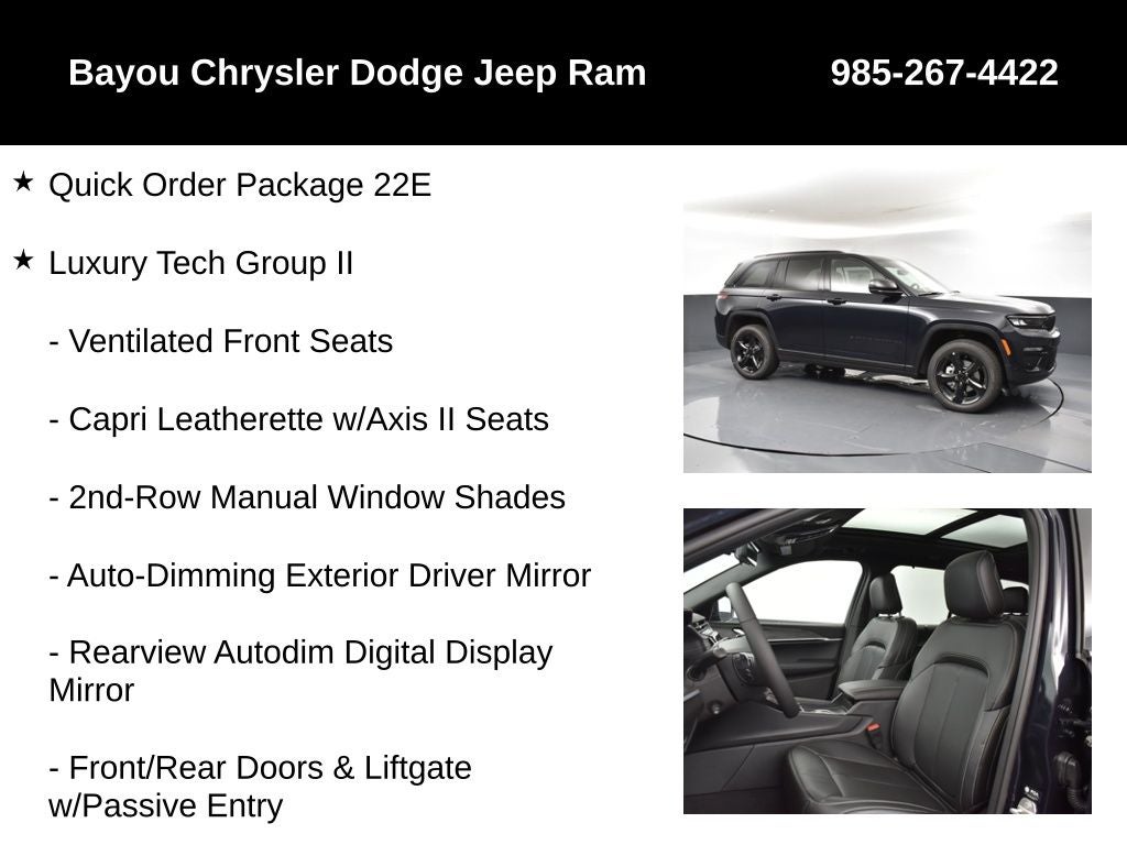 2024 Jeep Grand Cherokee GRAND CHEROKEE LIMITED 4X4